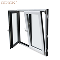 Exterior ultra narrow tilt and turn window aluminum casement window with double hollow glass1