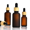 Frosted Brown Serum Hair Oil 5ml/10ml/15ml/20ml/30ml/50ml/100ml Amber Glass Dropper Bottle1