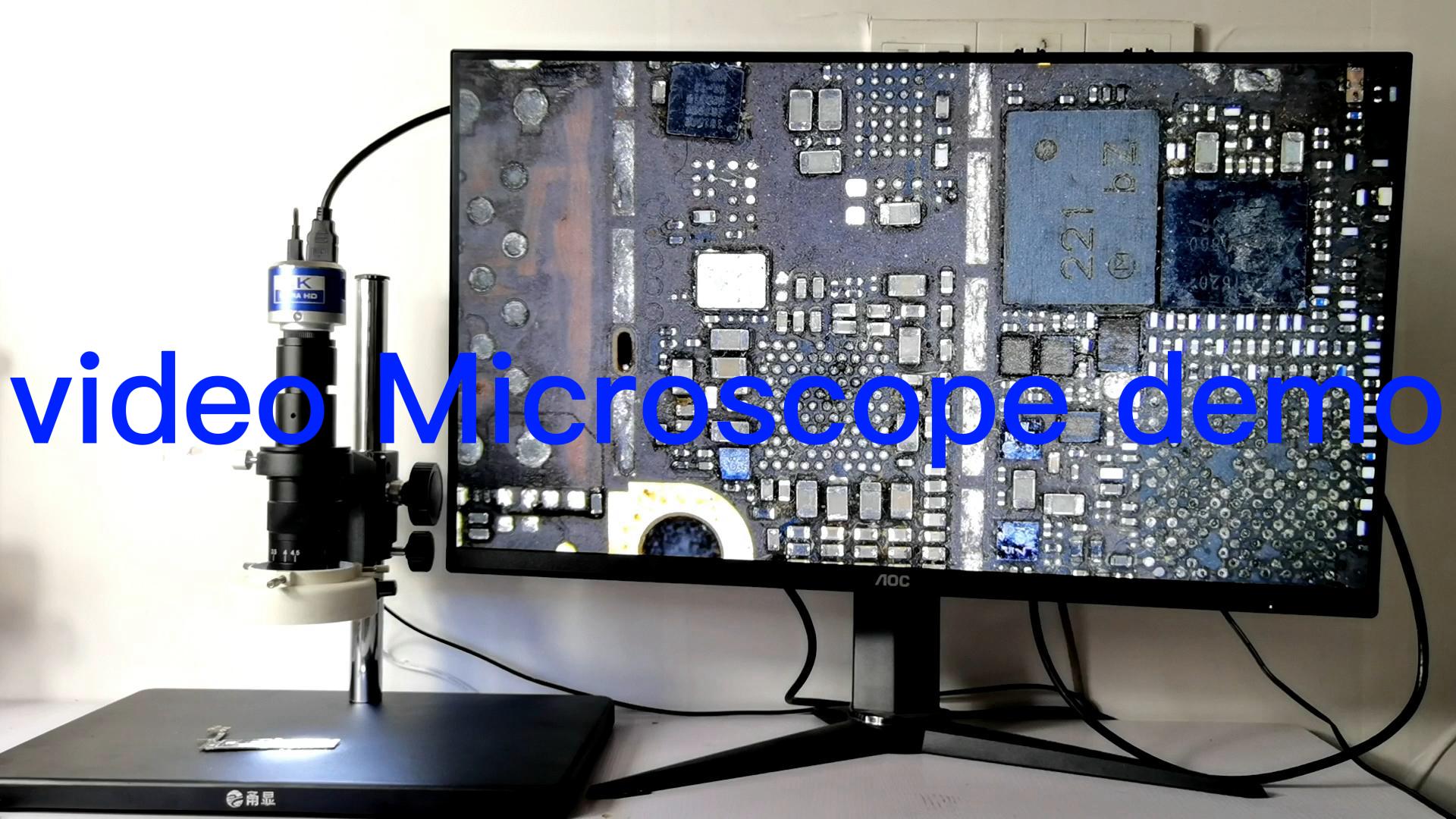 zoom vidéo microscope