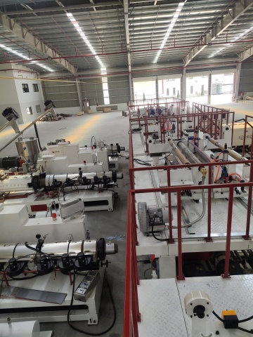 SPC Flooring Extrusion Line Installation