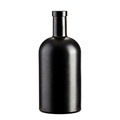 Matte Black Frosted Vodka & Whisky Bottles - 750ml & 200ml With Cork1