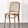 Preço de fábrica Móveis de móveis de mobília Loja Wood and Rattan Luxury Restaurant Chair1