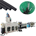 High Speed Plastic Pipe Extrusion Line for Single Wall Corrugated Pipes (ID12mm-OD50mm) with SJ65 Single Screw Extruder1