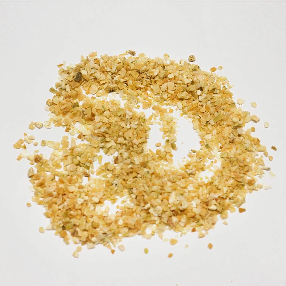 Dehydrated onion granules