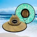 Customizable Summer Beach Lifeguard Straw Hat1