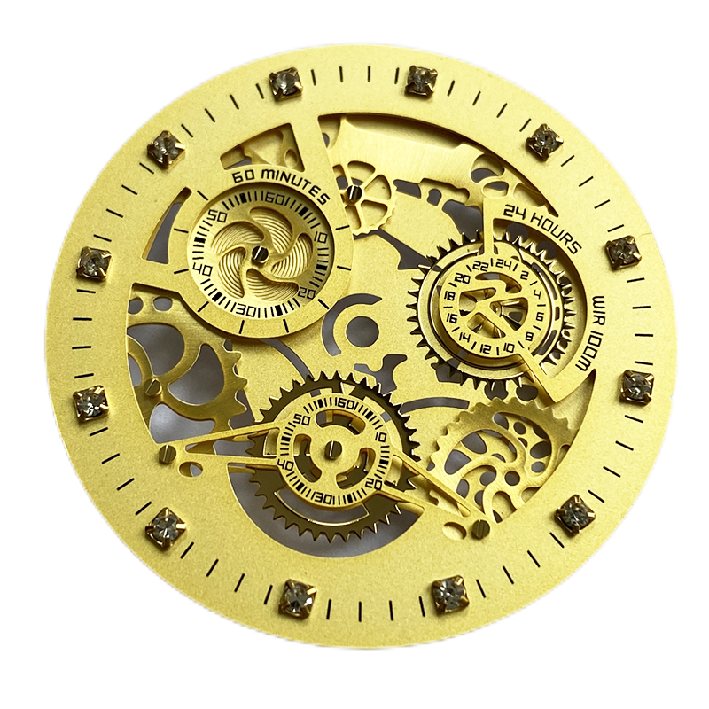 Dial de reloj de esqueleto DL-344