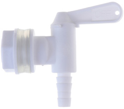 Aeroflow Breather Drum Dispensing Tap in Screw Lid DIN 61mm Plastic Spigot Faucet