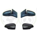 GLOBAL PANDA High Quality Vios 2014 Car Rearview Mirror Cover with Lamp for Toyota Vitz (Black/White)1