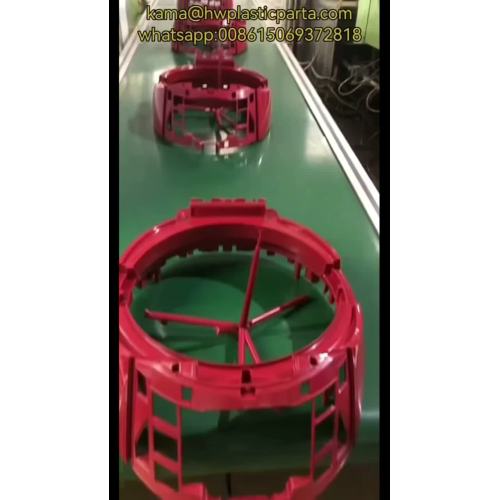 Plastic injection molded base frame parts