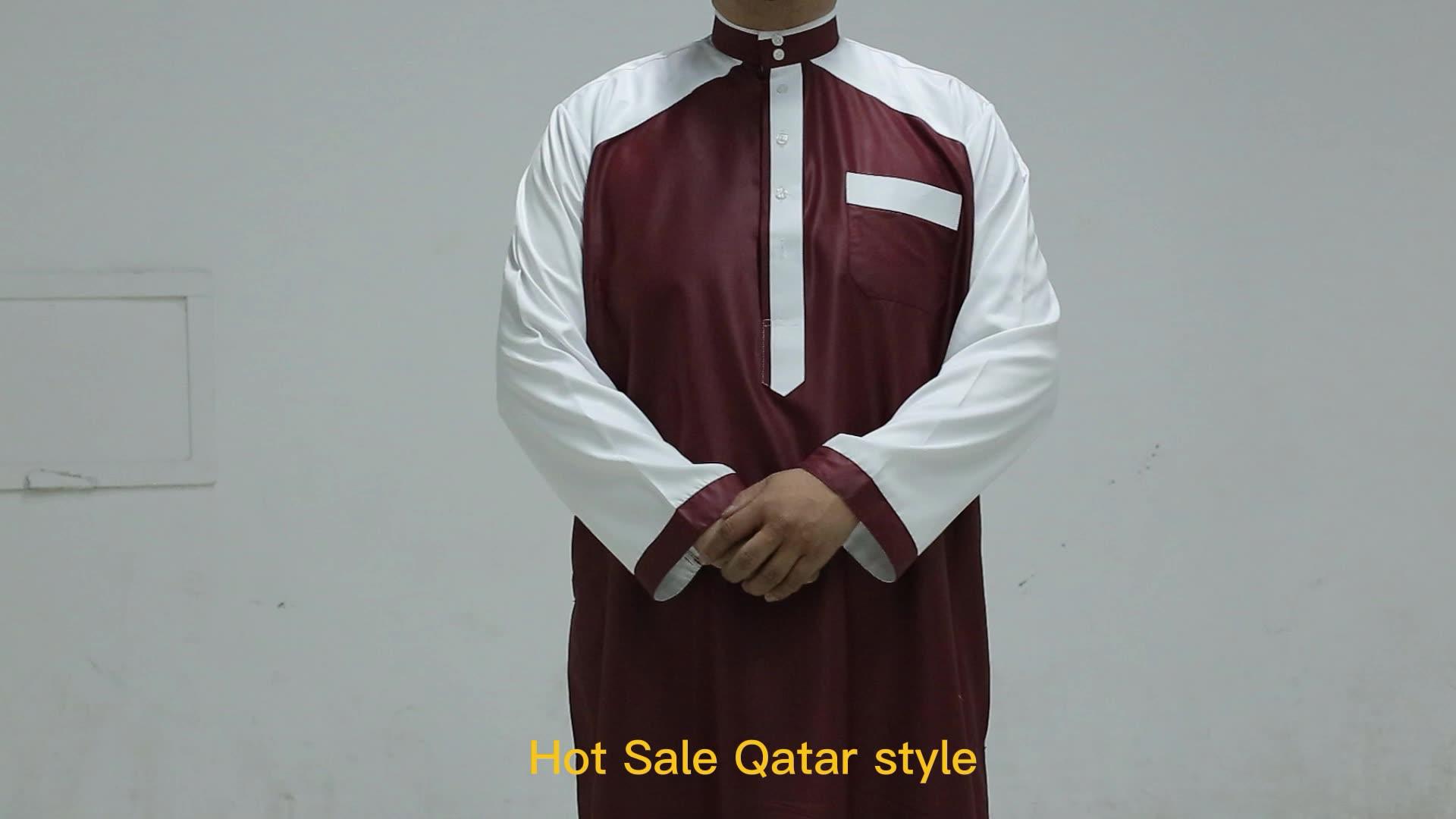Groothandel jakarta moslimjurk islamitische kledingman thobe pathani kurta voor mannen qamis1