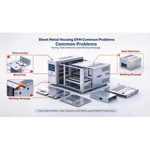 DFM Design for Sheet Metal Enclosures | Key Considerations for Bending Clearance, Hole Spacing, and Welding Structures