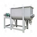 500kg Stainless Electrical Double Paddle Shaft Cement Mixer Machine with Rotating Drum1