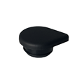 14mm Waterdrop-Shaped Black Waterproof Silicone Plug - Durable Factory-Origin Seal1