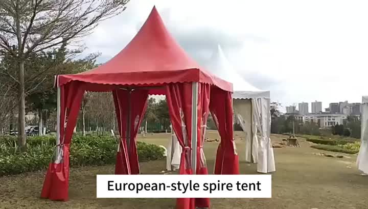 Tenda a guglia in stile europeo