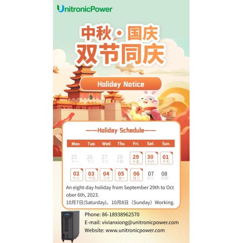 Shenzhen Unitronic Power 팀의 휴일 통지