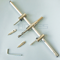 Adjustable Round Wood Hole Saw Set with Drill Bits and Tungsten Carbide Blade1