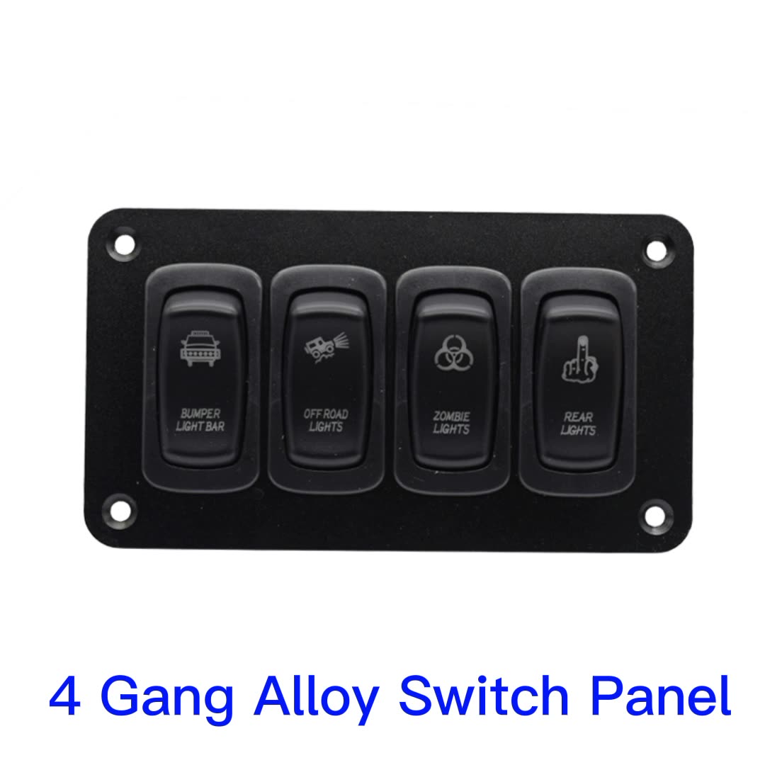 Automatic Dimmable  Switch Panel-Tiny Touch Control Panel Box with Wiring Harness and Label Stickers Compatible1