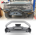 Bronco 4x4 Off-road Truck Full Width Steel Front Bumper with Winch Plate - 2021-2024 Fit1