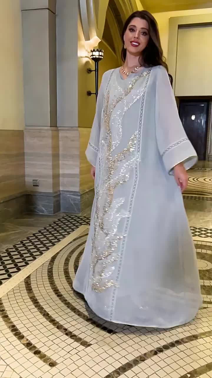 لباس مشبک دوزی لوکس عبای زنانه