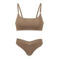 Large Size Seamless Thin Adjustable T-Back Bra Set for Women1