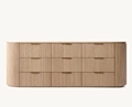 Modern Contemporary Byron 9-Drawer Tall Dresser - Luxury Antique Solid Oak Wood Furniture for Bedroom or Living Room1
