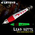 LETOYO Lead Sutte Luminous Squid Jigs with Rudder Shaped Lead Head1