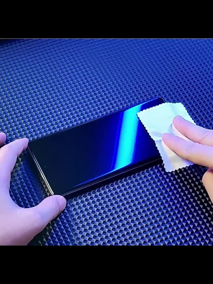 screen protector installation