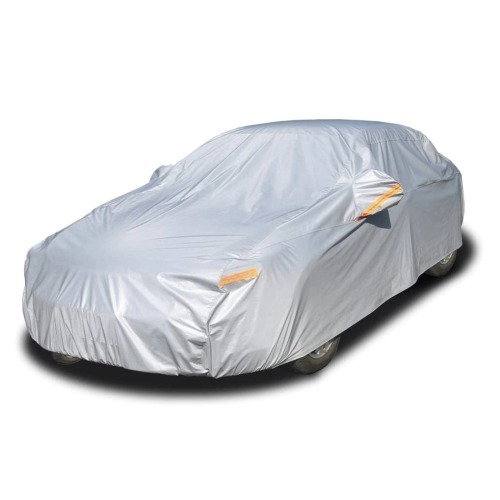 Full Car Covers Waterproof Snow Resistant Anti-UV Silver Coating Cover