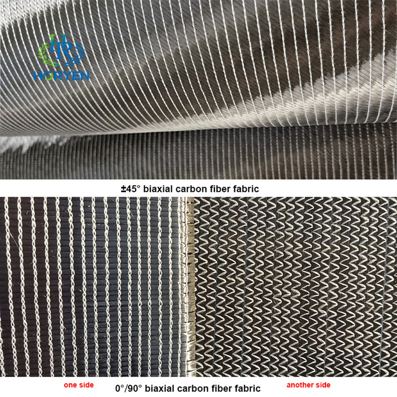 0/90 +/-45 degree biaxial carbon fiber fabric