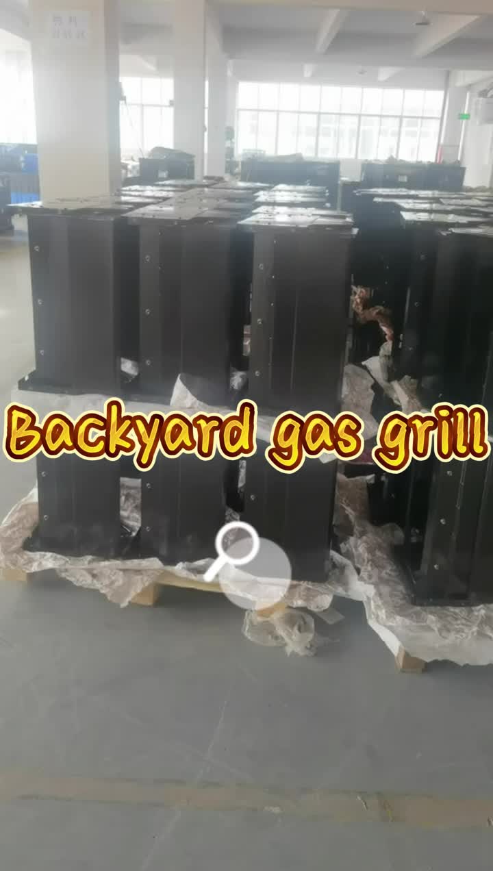 Inventory of BBQ gas grill in factory