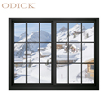 Schalldicht doppelt glasiert intelligentes Glas Aluminium Grafikdesign Edelstahl Modernes Design Customized Horizontal Slide Fenster1