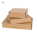 JF Bulk barato logotipo personalizado em branco Kraft Cardboard Paper Boxes para embalagem1