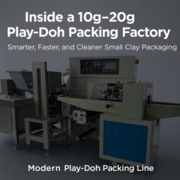 Inside a 10g–20g Play-Doh Packing Factory: Smarter, Faster, and Cleaner Small Clay Packaging