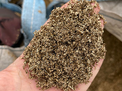 Máquina de briqueta swarf de latón