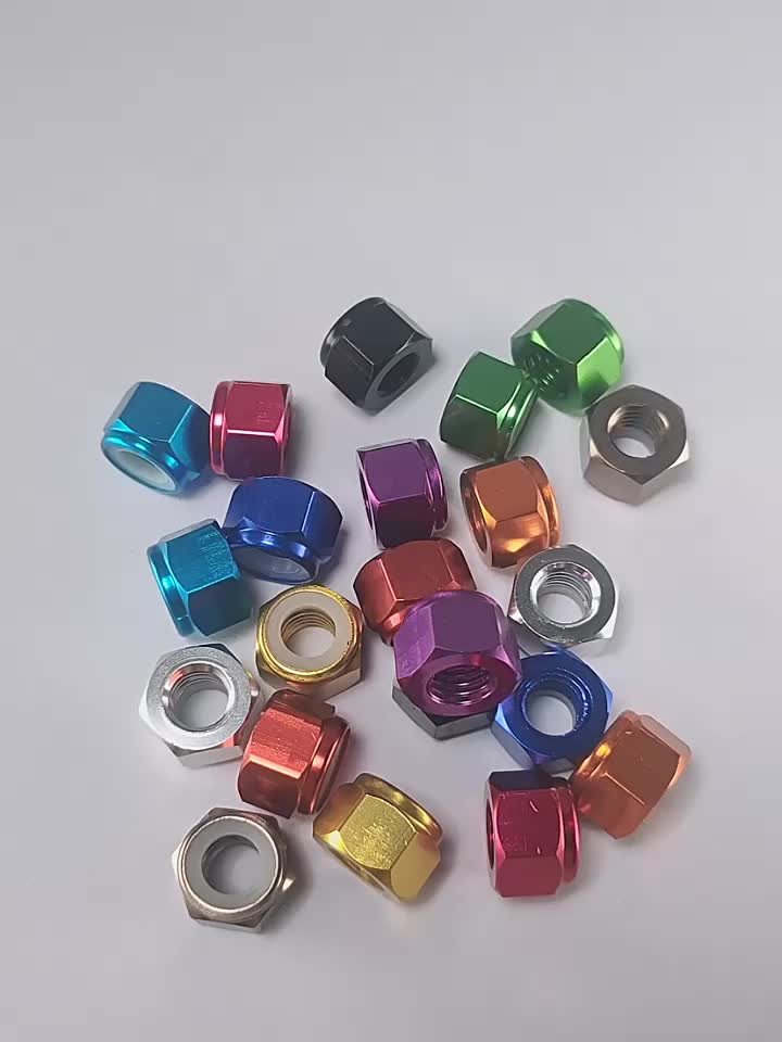 Aluminyo nylon insert locknut