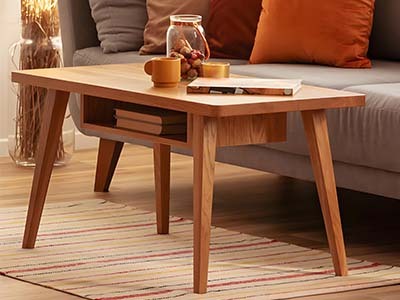 What kind of wood is good for solid wood coffee table
