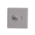 Satellite Socket 4 Core Electrical Wall Socket - UK Standard Modern 1 Gang1