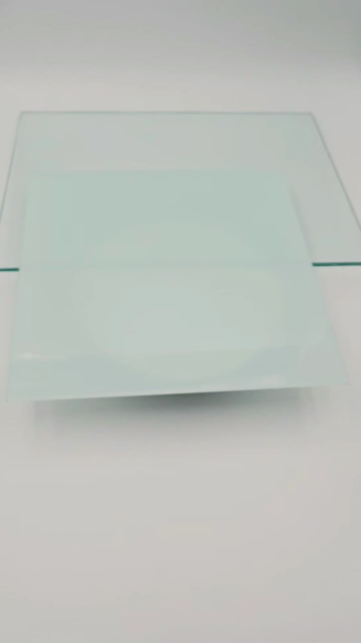 fully tempered milky clear laminated glass