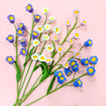 Hot Sale Hand Crocheted Lily Bouquet - Eternal Flower Wool Knitted Crochet Simulation Flowers1