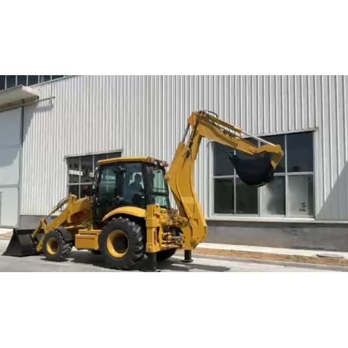Backhoe Loader Digging & Loading in One Machine