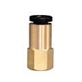 Brass Micro Pneumatic Connectors: Internal Threaded Straight Fittings1