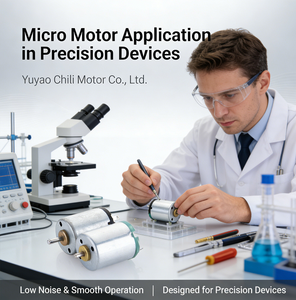 मेटल हाउसिंग के साथ स्मूथ ऑपरेशन कॉम्पैक्ट डीसी मोटर