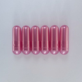 High Quality Pearl Empty Pink Color Gelatin capsules Origin1