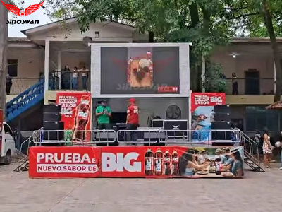 Honduras – Mobiler Roadshow-Truck SR40 sorgt für erfolgreiche Outdoor-Veranstaltung