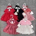 Wholesale Floral Printed Off-Shoulder Children's Dresses for Girls 20241