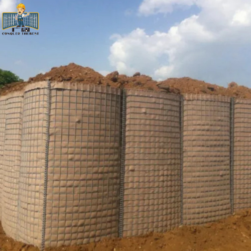 Innovation in der Erosionskontrolle und -sicherheit: Hebei Conquer Hardware enthüllt fortgeschrittene Gabion-Netto-Box-Haltewände und explosionssichere Barrierelösungen