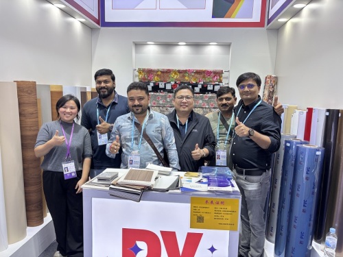 Jiangsu Visionbon New Material Co., LTD. Šviečia griežtai reguliuojamoje Guangdžou parodoje su populiariais PVC gaminiais