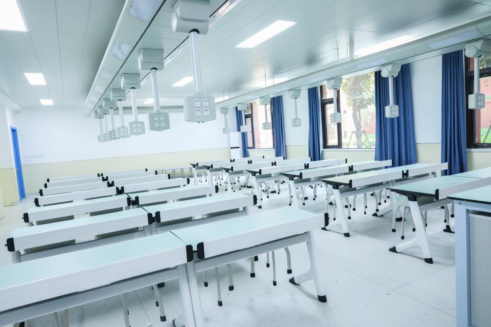 Physics Laboratory with Hoisting Equipment