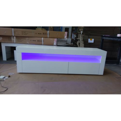 TV stand with LED light video