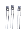 5mm Orange Flat Top Long Leg with Flange Dip LED Diode1